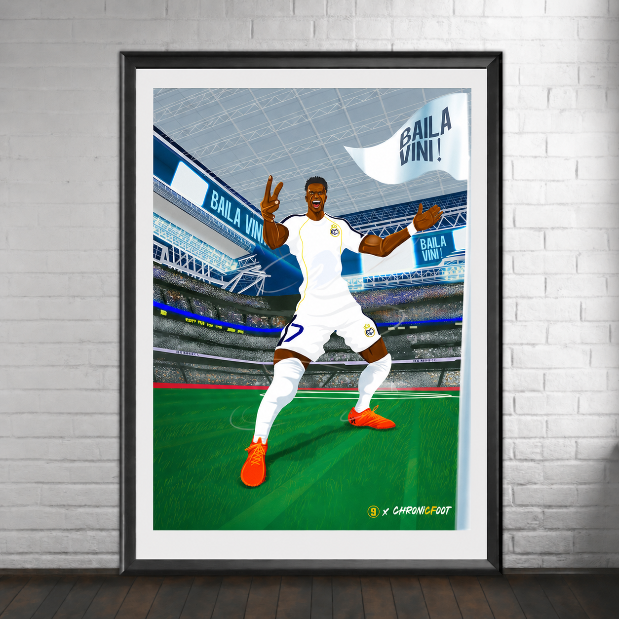 Affiche “Baila Vini” – Édition Vinicius Jr