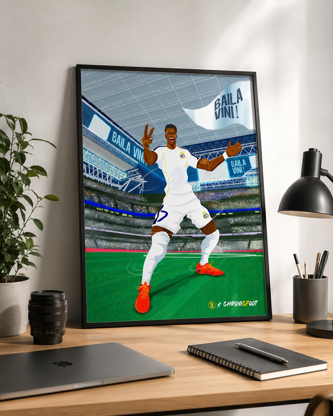 Affiche “Baila Vini” – Édition Vinicius Jr