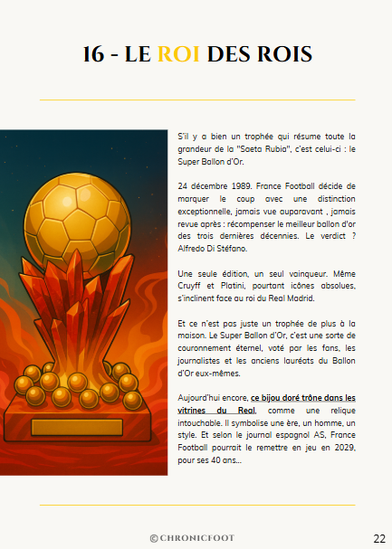 Ebook intéractif : les 50 plus grandes anecdotes du Real